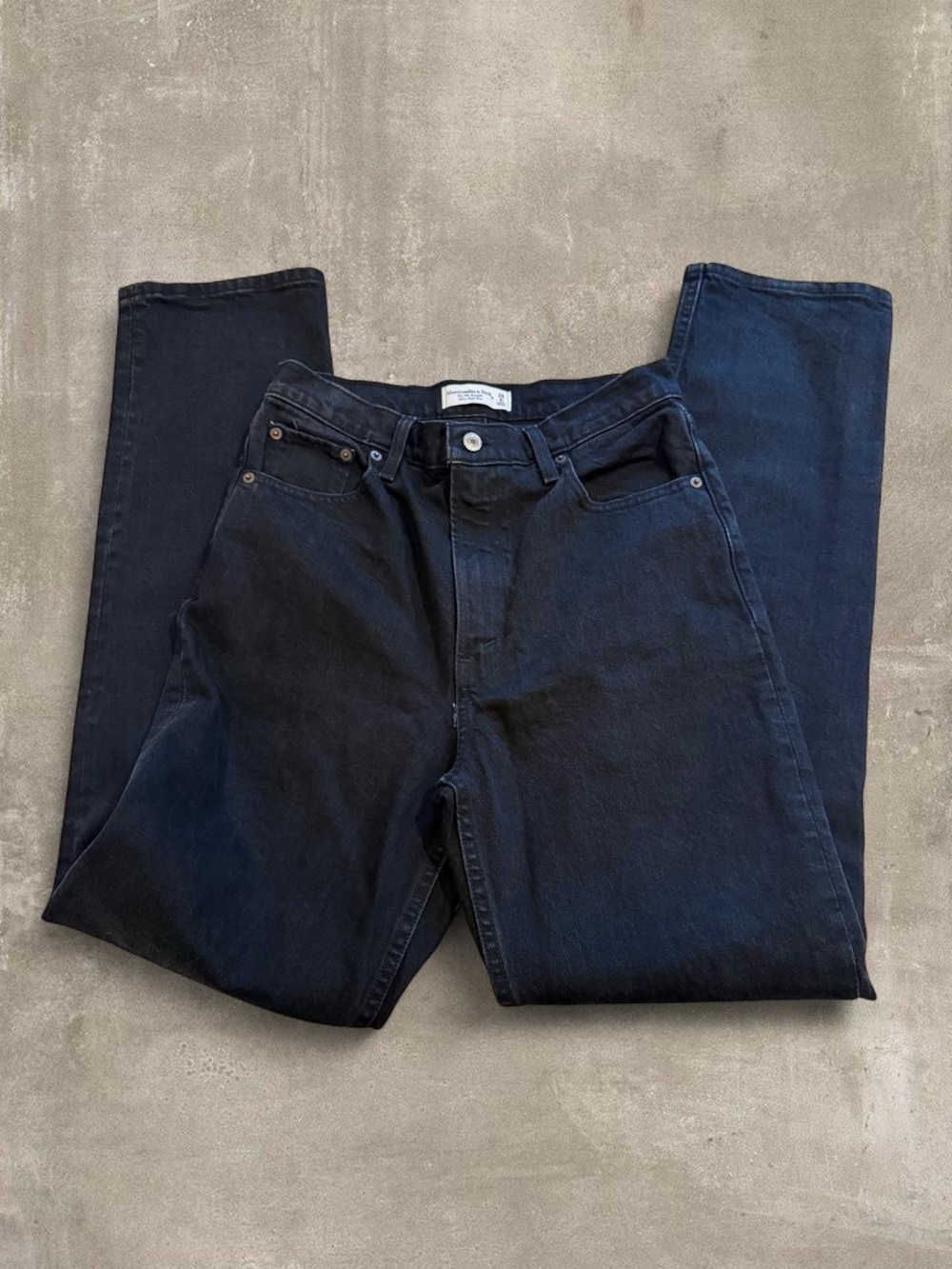 Abercrombie & Fitch High-Rise Black Women's Jeans 28 Long